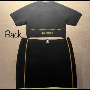 Adidas x Ivy Park Drip 2.2 Crop Top & Skirt set XL